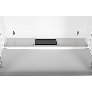 19" настенный сетевой шкаф 7U, SOHO PRO 370 x 540 x 400 мм, грузоподъемность 60кг, стеклянная дверь, не собранный Серый