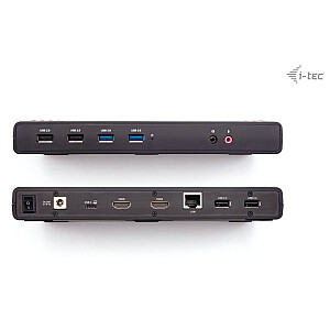 USB 3.0 Док-станция / USB-C / Thunderbolt 2x HDMI + Поддержка питания 100W 