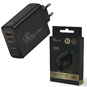 Умная жизнь Быстрая зарядка 100W GaN 3x USB-C, USB-A