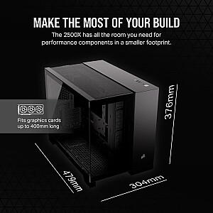 Corsair 2500X Midi Tower Melns