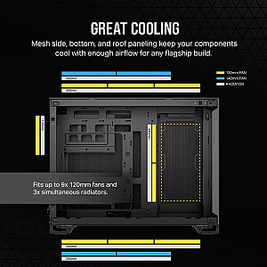 Corsair 2500X Midi Tower Melns