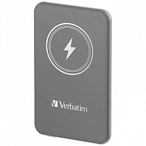 Verbatim Charge `n` Go 15W 5000mAh Беспроводной Магнитный серый