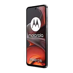 Motorola moto g15 17.1 см (6.72") Dual SIM Android 15 4G USB Type-C 8 ГБ 128 ГБ 5200 мАч Серый