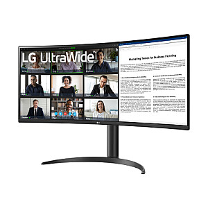 LG 34WR55QK-B | 34 " | VA | 21:9 | 100 Гц | 5 мс | 3440 x 1440 пикселей | 300 кд/м² | Количество HDMI портов 2 | Гарантия 24 месяца