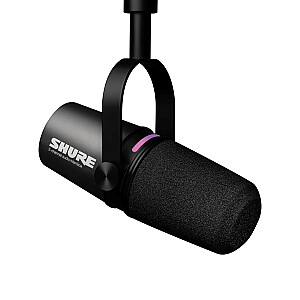 Shure MV7I - viedais mikrofons un saskarne