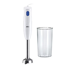 Braun MultiQuick 1 rokas blenderis | MQ10.001M | rokas blenderis | 450 W | ātrumu skaits 1 | balts/zils