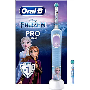 Oral-B elektriskā zobu birste | Vitality Pro Frozen | Uzlādējama | Bērniem | Iekļauto zobu birstu galviņu skaits 1 | Zobu tīrīšanas režīmu skaits 2