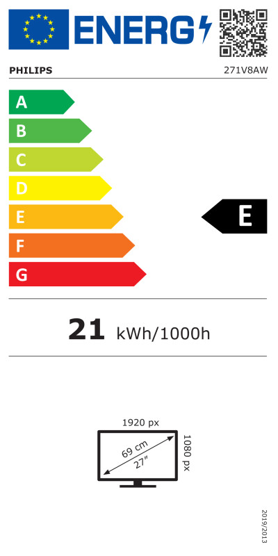 Philips 271V8AW/00 27 " IPS  75 Hz