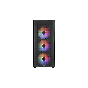 Дизайнерский корпус Black Mid Tower RGB v1