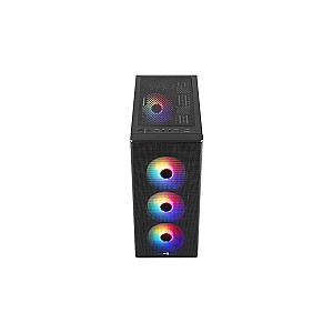 Дизайнерский корпус Black Mid Tower RGB v1