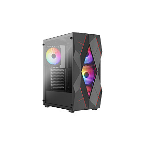 Volcan Black Mid Tower RGB Case