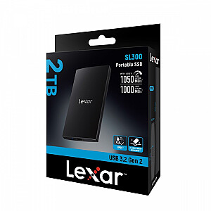 SSD disks SL300 2TB USB 3.2 Gen2 1050/1000MB/s