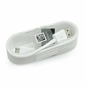 Samsung ECB-DU4EWE Universāls Micro USB Datu un Uzlādes Kabelis 1.5m Balts (OEM)