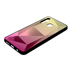 Fusion Stone Ombre Back Case Silikona Aizsargapvalks Priekš Apple iPhone 11 Pro Dzeltens - Rozā