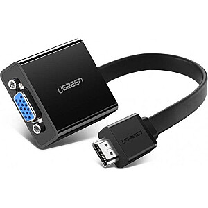 AV адаптер Ugreen HDMI - S-Video - RCA (Chinch) черный (40248)