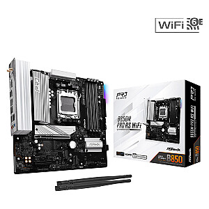 B850M PRO RS WIFI AM5 4DDR5 mATX материнская плата