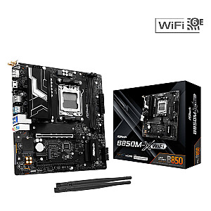 B850M-X WIFI AM5 4DDR5 mATX материнская плата