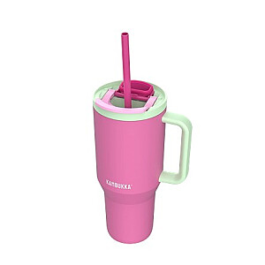 Termosa kauss ar teleskopisko salmiņu Kambukka Rio Tumbler 950ml Bubblegum Mint