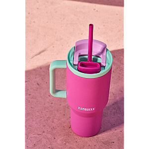 Термокружка с телескопической соломинкой Kambukka Rio Tumbler 950ml Bubblegum Mint