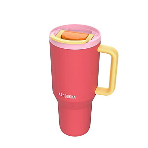 Термокружка с телескопической соломинкой Kambukka Rio Tumbler 950ml Pink Papaya