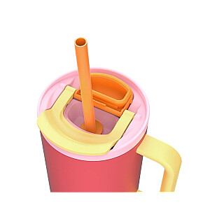 Термокружка с телескопической соломинкой Kambukka Rio Tumbler 950ml Pink Papaya