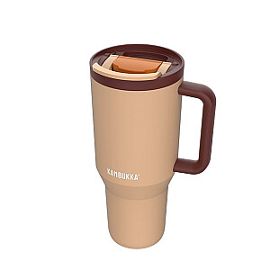 Termosa kauss ar teleskopisko salmiņu Kambukka Rio Tumbler 950ml Almond Dream