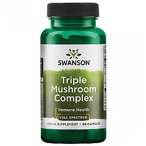 DOCTOR LIFE Triple Mushroom Blend uztura bagātinātājs 60 kapsulas