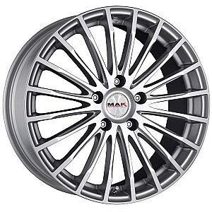 MAK Fatale Silver 8,5x19 5x114.3 ET35 CB76,0 60° 780 kg F8590FASI35F MAK