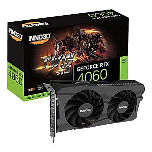 Inno3D GeForce RTX 4060 Twin X2 V2 8GB GDDR6 DLSS 3