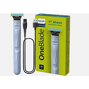 Philips QP1324/20 OneBlade Pirmais skūšanās zils