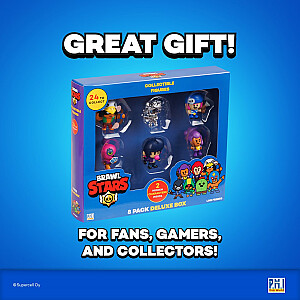 BRAWL STARS S1 FIGURES - 8 PAKAS DELUXE KASTE VER.A
