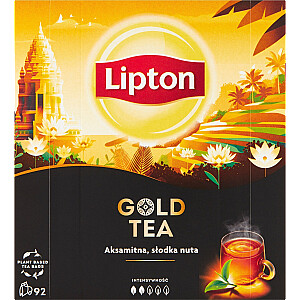 Lipton Tea LIPTON melnā, Zelta tēja, 92 maisiņi