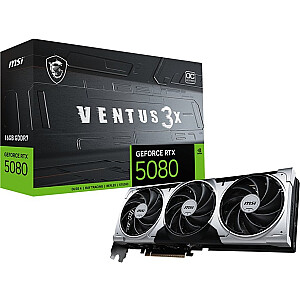 MSI GeForce RTX 5080 Ventus 3X OC Plus 16GB GDDR7 DLSS4 видеокарта