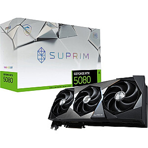 MSI GeForce RTX 5080 Suprim SOC 16GB GDDR7 DLSS4 видеокарта