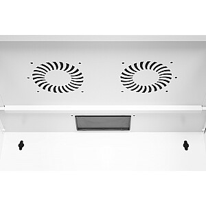 19" настенный сетевой шкаф 12U, SOHO PRO 595 x 540 x 400 мм, грузоподъемность 60кг, стеклянная дверь, не собранный, Серый