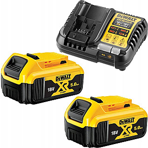 Dewalt DCB1104P2 Barošanas avots: DCB1104 lādētājs + 2x XR Li-Ion 18V 5Ah DCB184 akumulatori