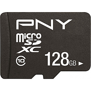 PNY Performance Plus microSDXC 128 ГБ + адаптер SD