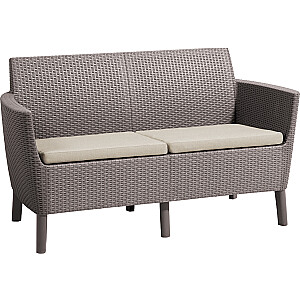 Dārza dīvāns divvietīgs Salemo 2 Seater Sofa bē&scaron;s