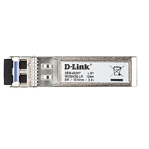 SFP+ pārveidotāja modulis 10GBASE-LR DEM-432XT