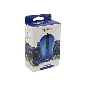 Мышь Sbox Optical Mouse M-901 синяя