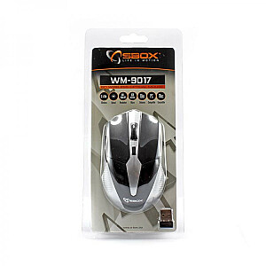 Sbox Wireless Mouse WM-9017 silver