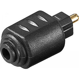 AV adapteris Goobay Toslink - Jack 3.5mm melns