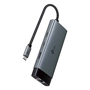 Хаб TP-LINK UH6120C 2xUSB-A 3.0, 1xUSB-C 3.0, 1xUSB-C PD, HDMI 4K, RJ45 GE