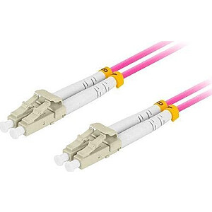 Lanberg PATCHCORD FIBER MM LC/UPC-LC/UPC DUPLEX 3.0MM OM4 50/125 LSZH 2M ПУРПУРНЫЙ LANBERG