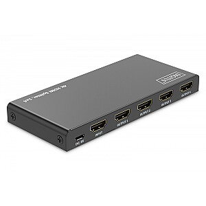 HDMI dalītājs 1x4, 4K/60Hz UHD ar HDR, 18 Gbps, HDCP 2.2, EDID