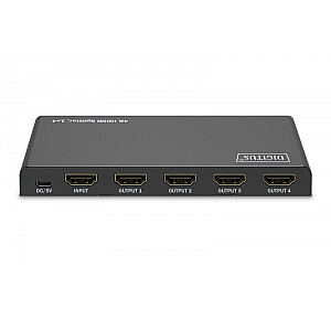 HDMI dalītājs 1x4, 4K/60Hz UHD ar HDR, 18 Gbps, HDCP 2.2, EDID