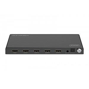 HDMI dalītājs 1x4, 8K/60Hz (4:4:4) ar HDR, 48 Gbps, HDCP 2.3. Toslink / Stereo, EDID 