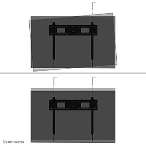 Sienas stiprinājums LEVEL-750 (XL, 125 kg, statīvs, bloķējams)