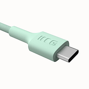 USB-C uz USB-C PowerStream 100W kabelis 1.2m zaļš