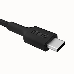 USB-C uz USB-C PowerStream 100W kabelis 1.2m melns